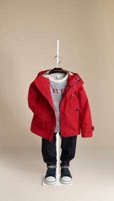 Check-Lined Hooded Blouson