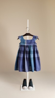 Check Pleated Dress
