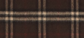 DARK CHESTNUT BROWN CHECK
