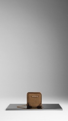 Metallic Studded Coin Case with Mirror