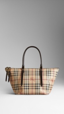 Small Haymarket Check Tote Bag
