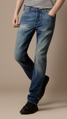 Swaine Vintage Wash Denim Jeans