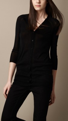 Silk Wool Cardigan