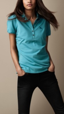 Polo con cuello de checks