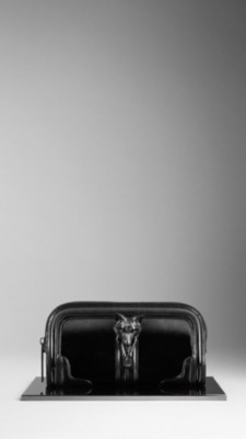 Country Animal Patent Leather Clutch Bag