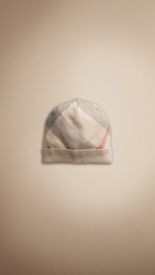 Printed Check Beanie