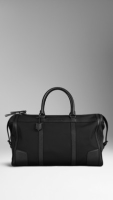 London Leather and Nylon Holdall