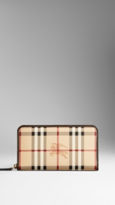 Haymarket Check Ziparound Wallet