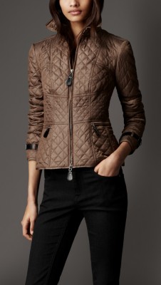 Corset Detail Quilted Jacket