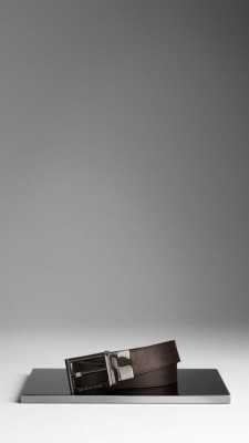 London Leather Reversible Belt