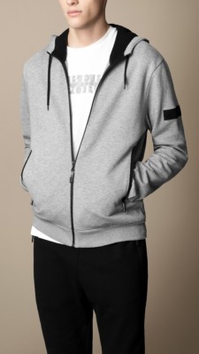 Sport Collection Cotton Jersey Hooded Top