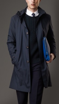 Technical Wool Silk Coat