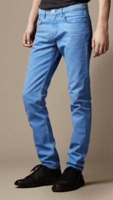Shoreditch Coated Colour Skinny Fit Jeans