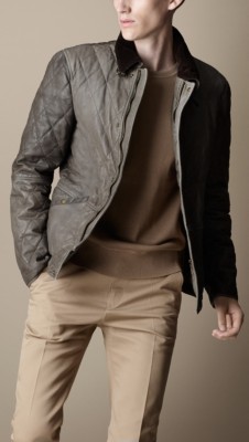 Diamond Quilted Leather Jacket
