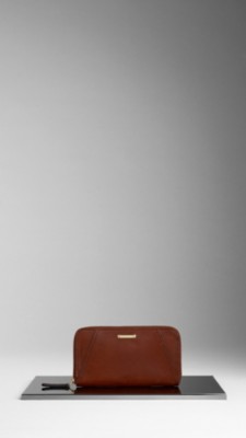 Bridle Leather Ziparound Wallet