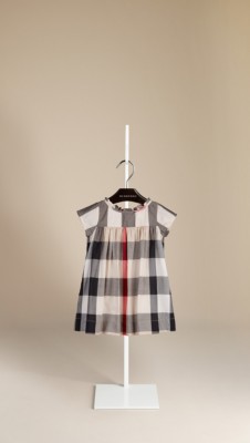 Check Ruffle Dress