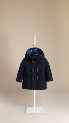 Quilted Jersey Duffle Coat