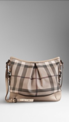 Medium Smoked Check Crossbody Bag