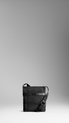 Small Beat Check Crossbody Bag