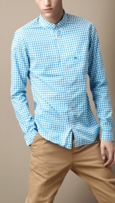 Button-Down Gingham Shirt