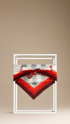 Exploded Check Scarf