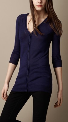 Silk Wool Cardigan