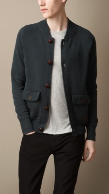 Knitted Bomber Cardigan
