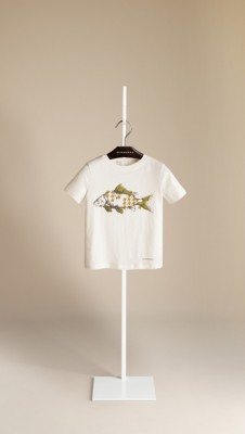 Fish Graphic Cotton T-Shirt