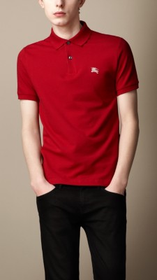Check Placket Polo Shirt