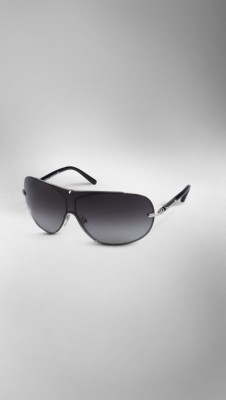 Metal Frame Visor Sunglasses