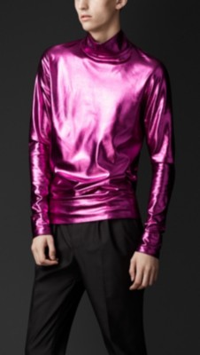 Metallic Silk Sweater
