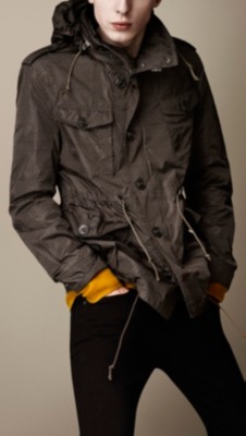 Geometric Print Field Jacket