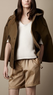 Oversize Hooded Cape