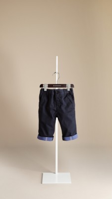 Check Cuff Chinos