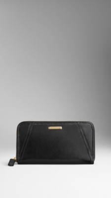 Bridle Leather Ziparound Wallet