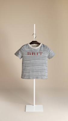 Striped Cotton Jersey T-Shirt
