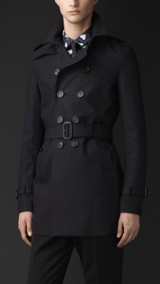 Cotton Gabardine Trench Coat