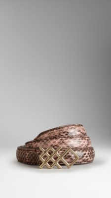 Snakeskin Buckle Belt