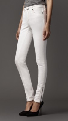 Culham White Skinny Fit Jeans