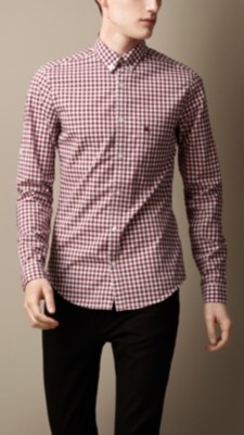 Cotton Linen Gingham Shirt