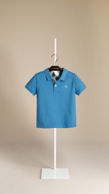 Check Placket Polo Shirt