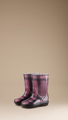 Check Rain Boots