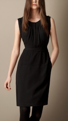 Layered Crêpe Dress