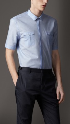 Modern Fit Cotton Linen Shirt