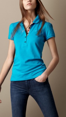 Check Placket Polo Shirt