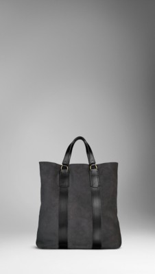Hunting Suede Tote Bag