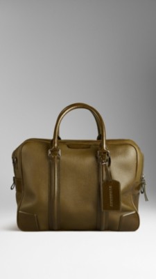 Small London Leather Holdall