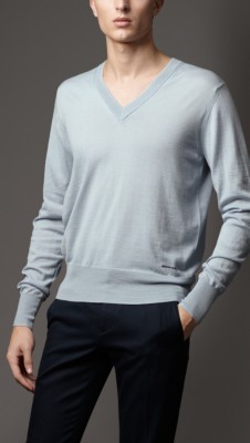 V-Neck Merino Wool Sweater