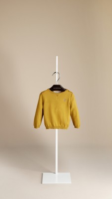 Raw Edge Cotton Sweater