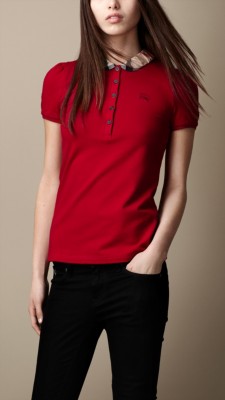 Polo con cuello de checks